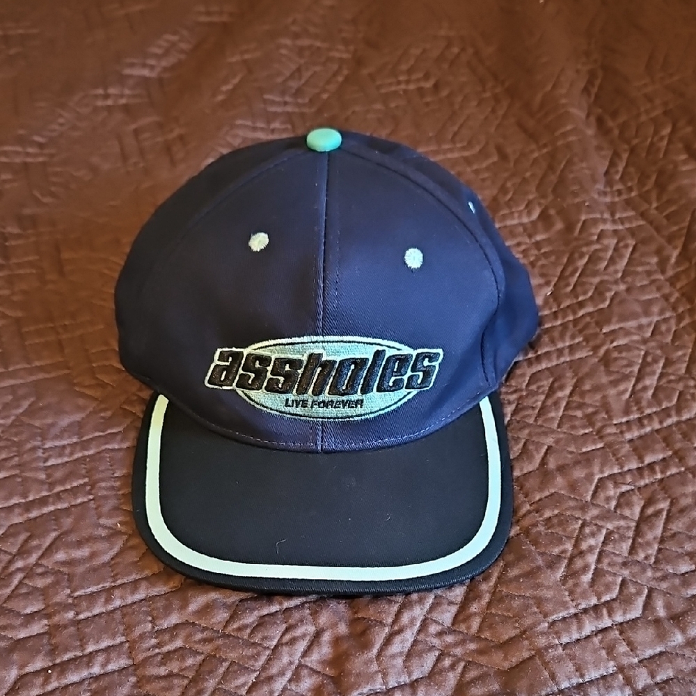 Navy Blue Cap with Embroidered Logo